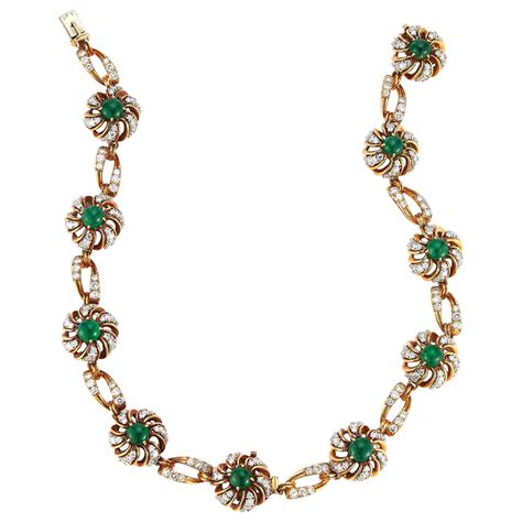antique emerland necklaces|Iba pa.